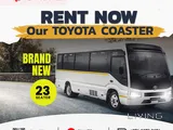  TOYOTA COASTER (23 SEATER)- AVAILABLE FOR RENT 